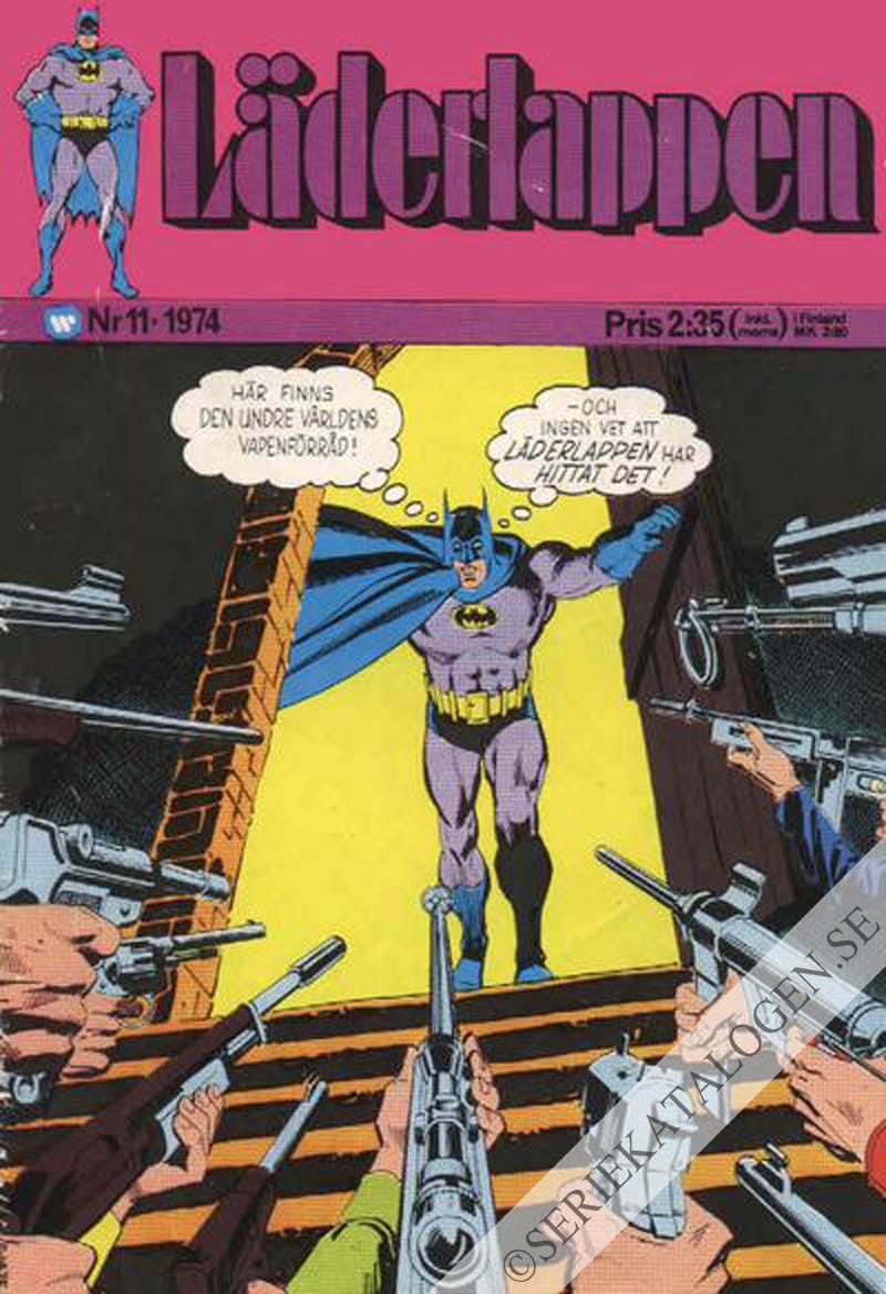 Framsida på Läderlappen och Robin #11 (1974)
