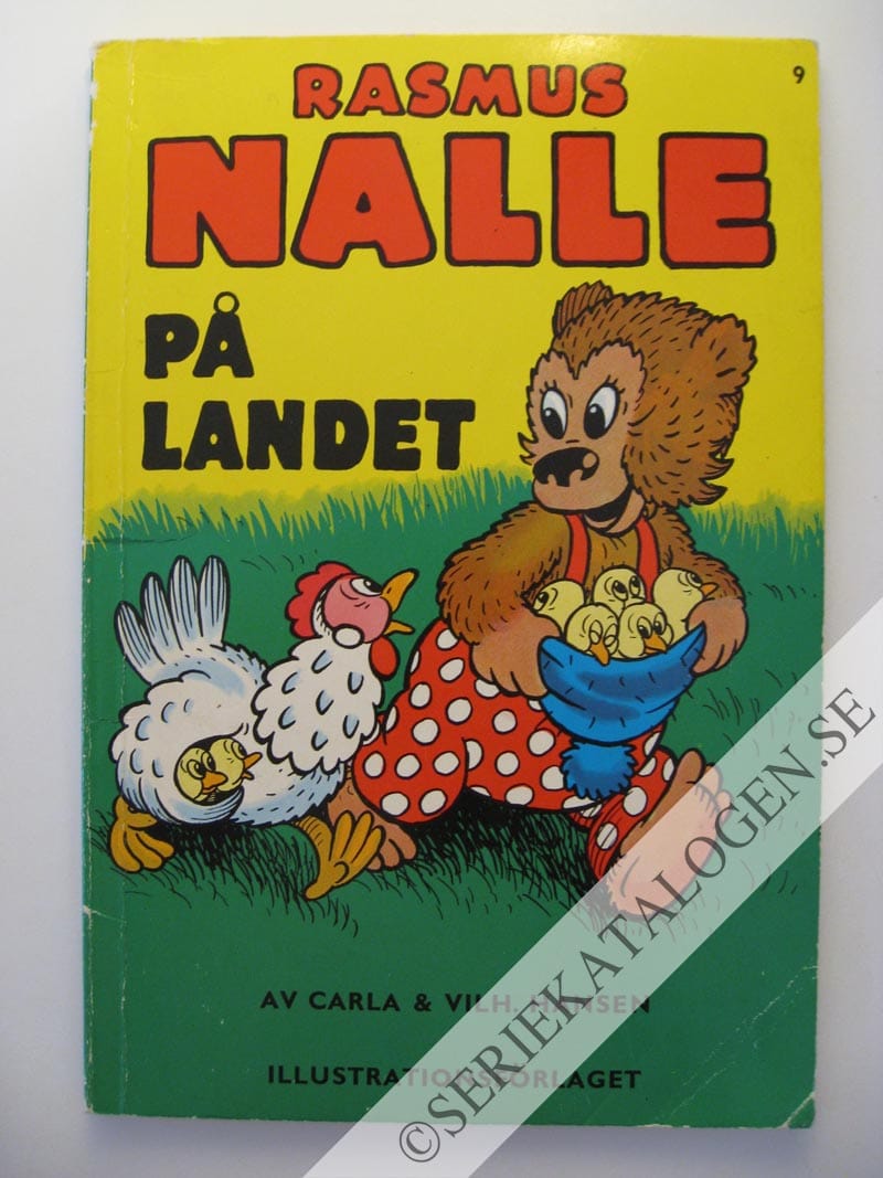 Framsida på Rasmus Nalle Rasmus Nalle på landet (1968)