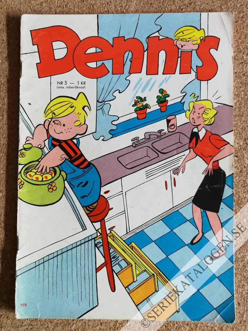 Framsida på Dennis #3 (1967)