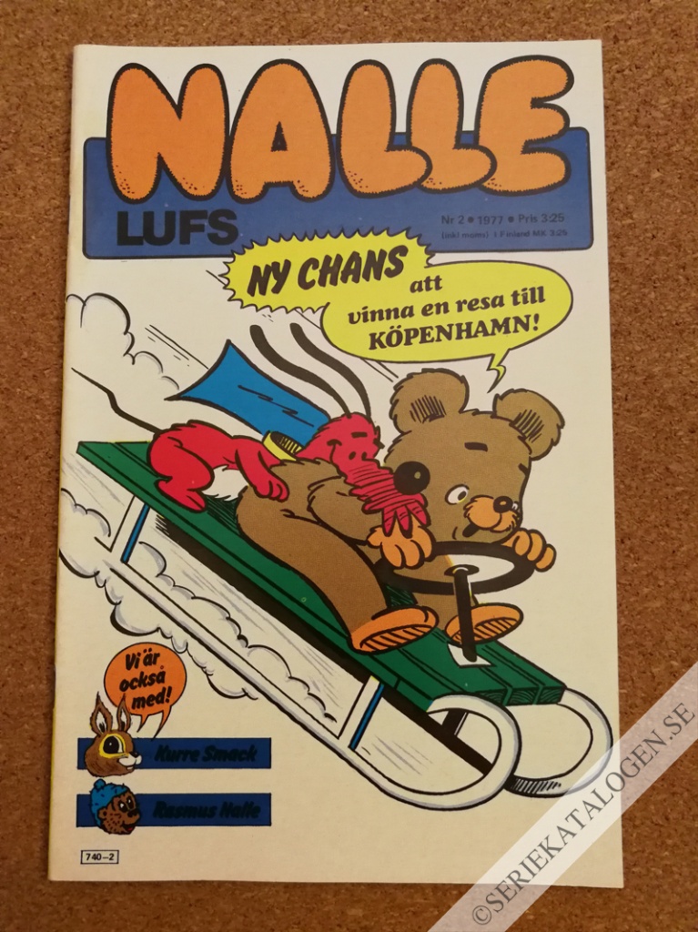 Framsida på Nalle Lufs #2 (1977)