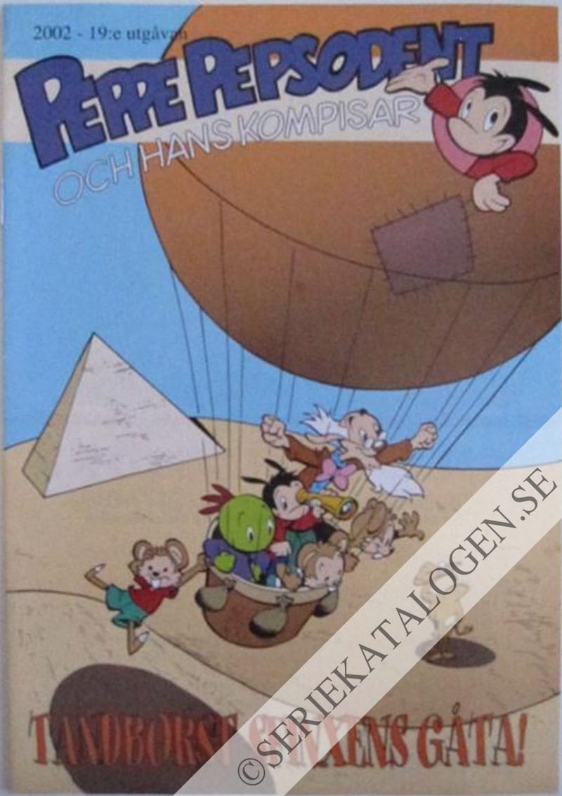 Framsida på Peppe Pepsodent Tandborst-sfinxens gåta! (2002)