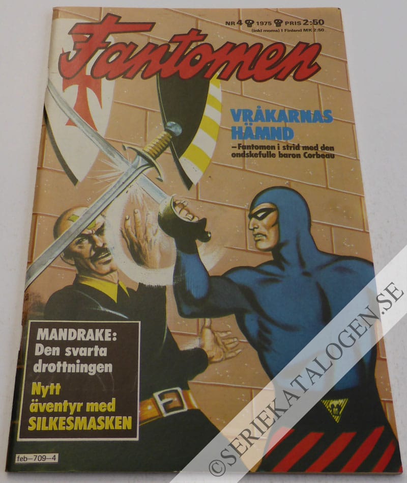 Framsida på Fantomen #4 (1975)