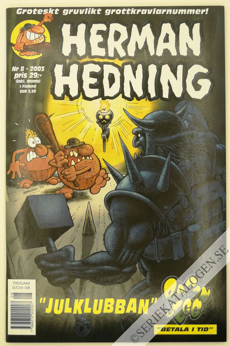 Framsida på Herman Hedning #8 (2003)