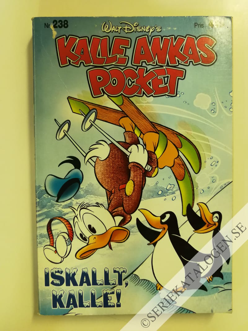 Framsida på Kalle Ankas pocket #238 - Iskallt, Kalle! (1999)