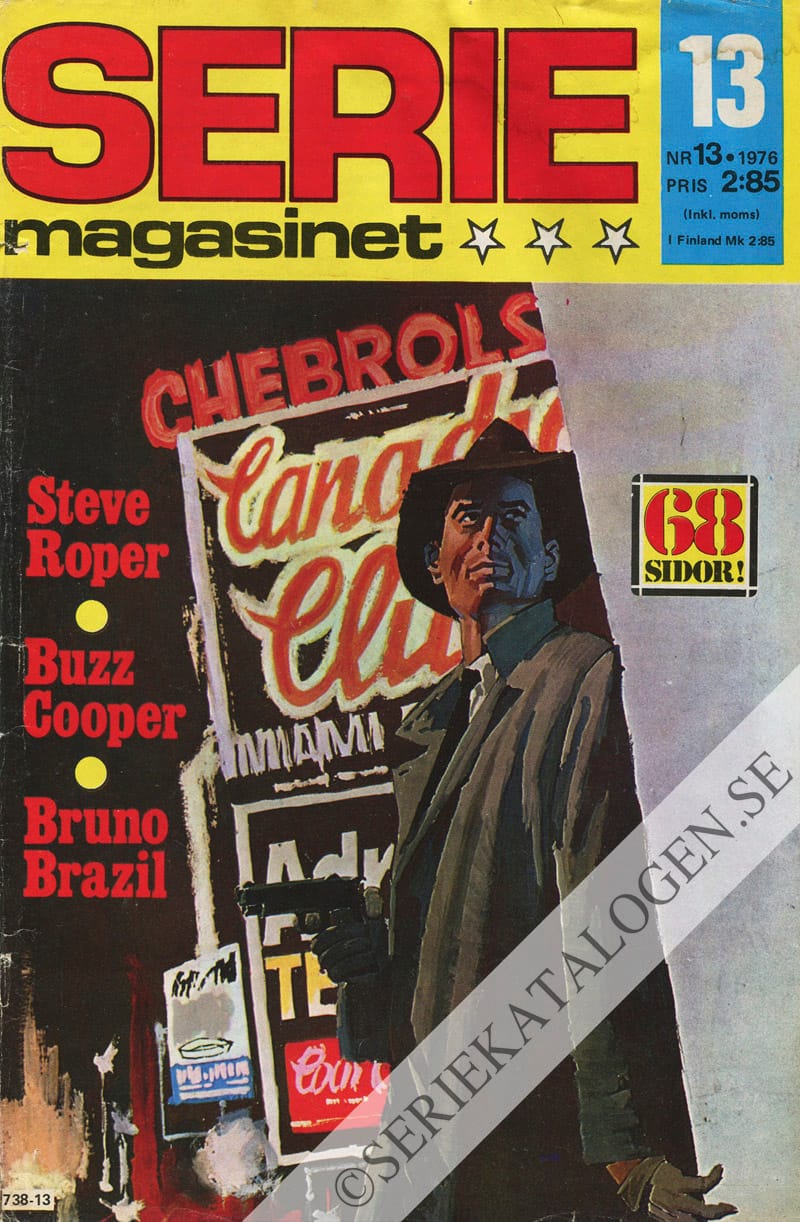 Framsida på Seriemagasinet #13 (1976)