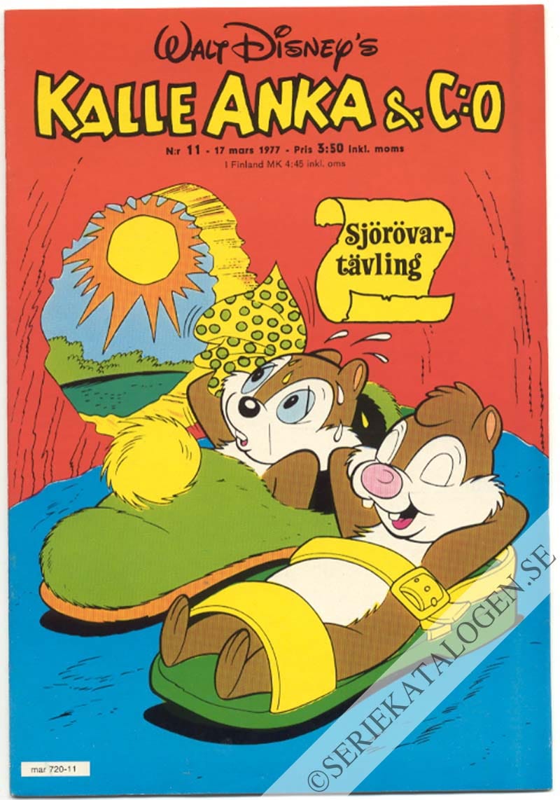 Framsida på Kalle Anka & C:o #11 (1977)