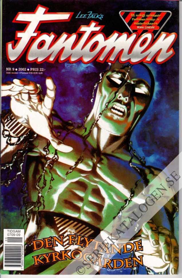 Framsida på Fantomen #9 (2002)