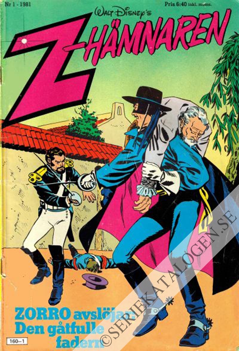 Framsida på Z-hämnaren #1 (1981)