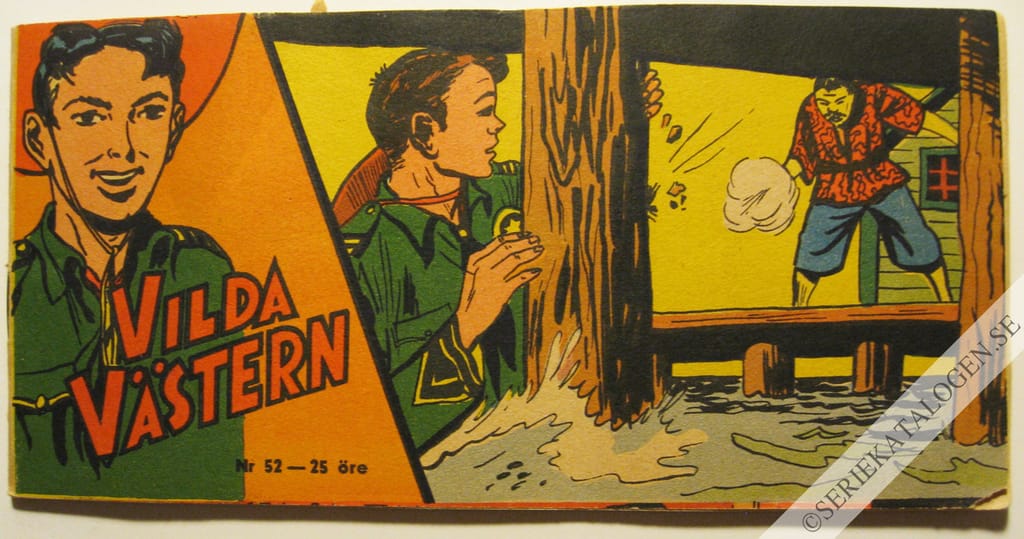 Framsida på Vilda Västern #52 (1955)
