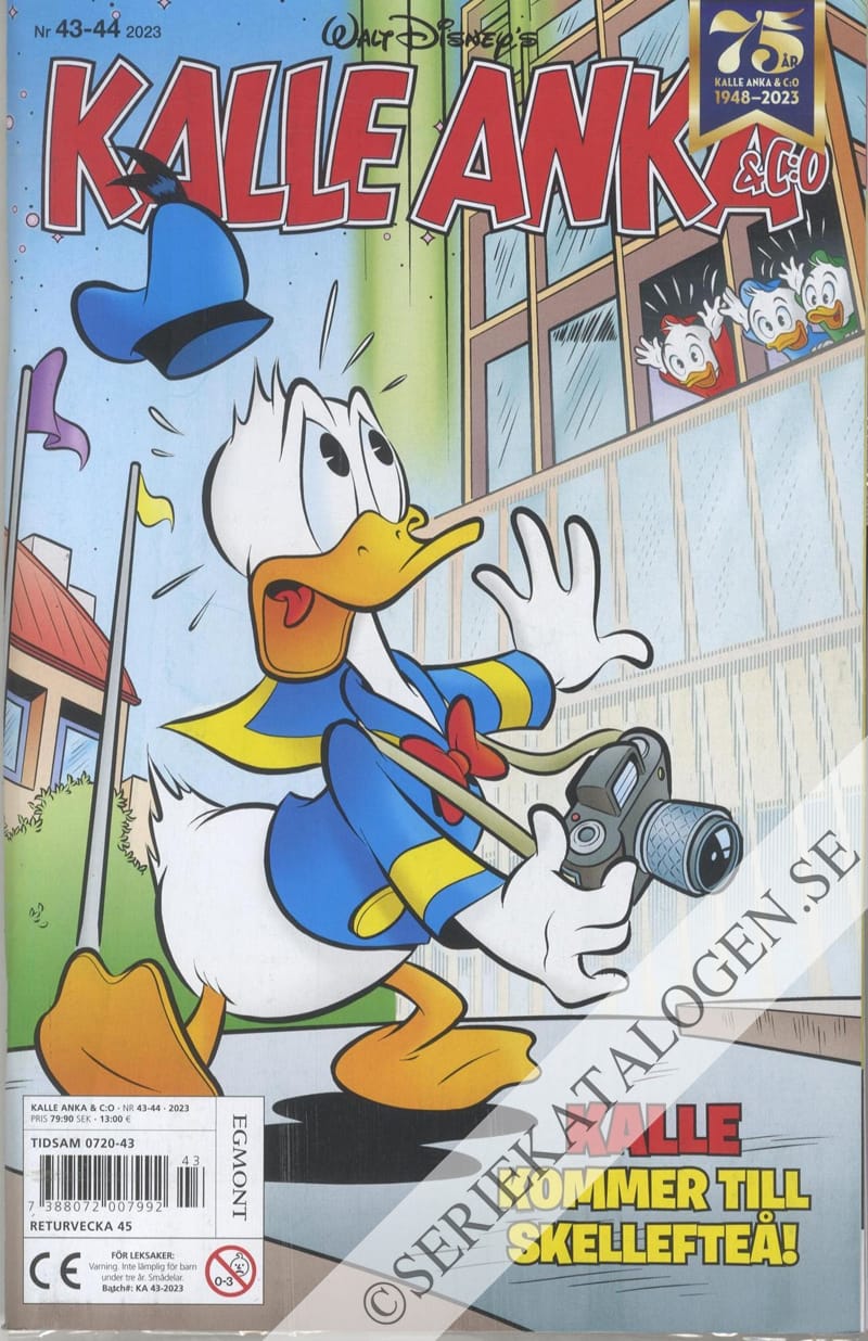 Framsida på Kalle Anka & C:o #43-44 (2023)