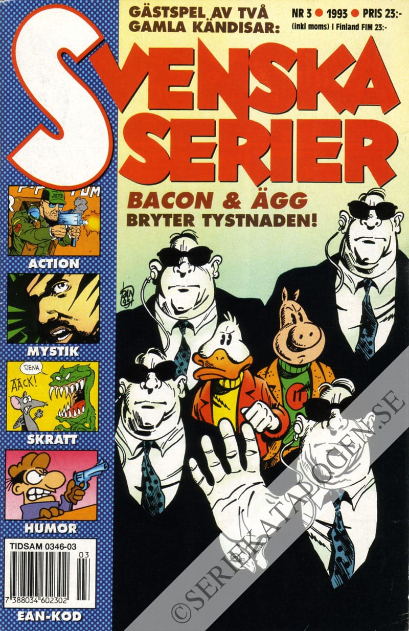 Framsida på Svenska serier #3 (1993)