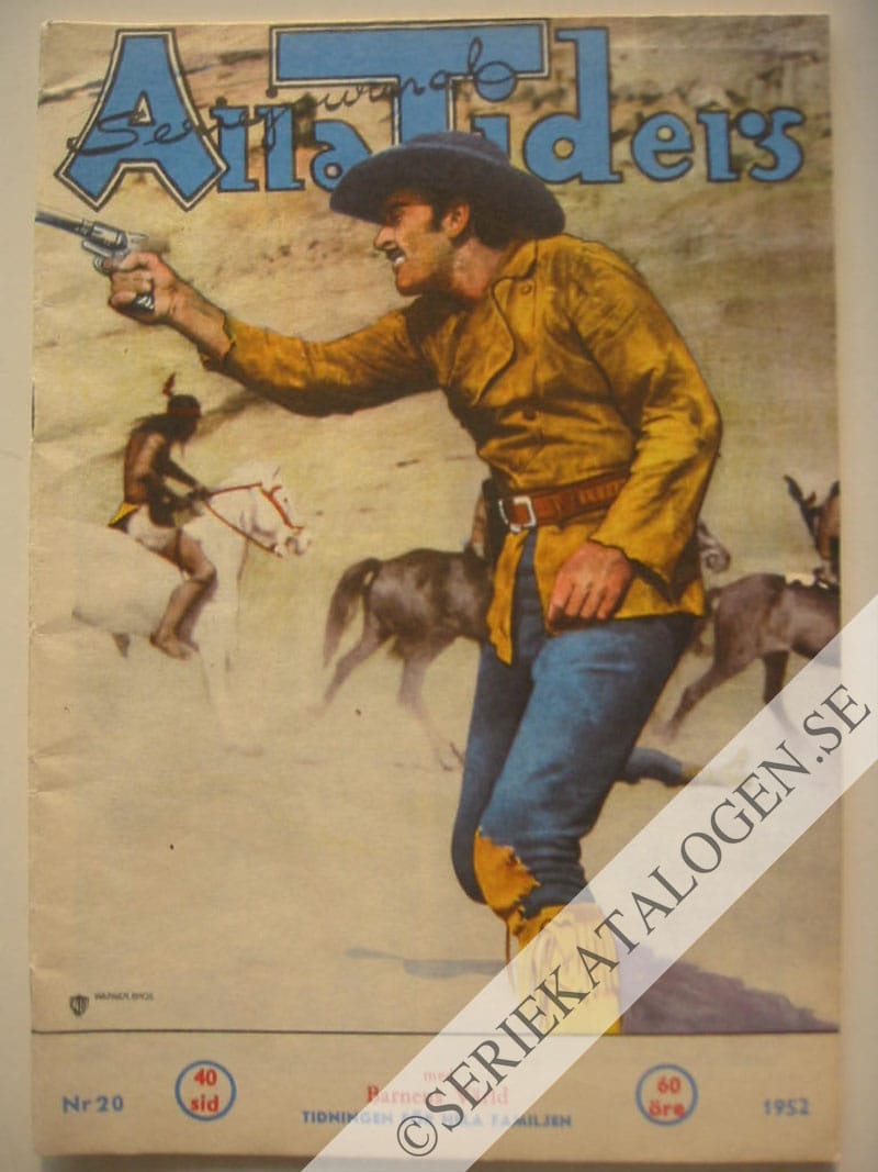 Framsida på Alla tiders seriejournal #20 (1952)