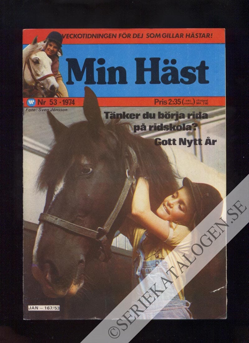 Framsida på Min häst #53 (1974)