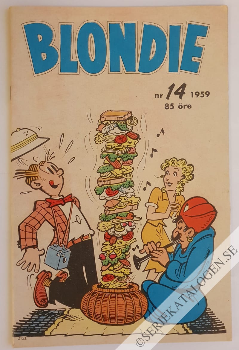 Framsida på Blondie #14 (1959)