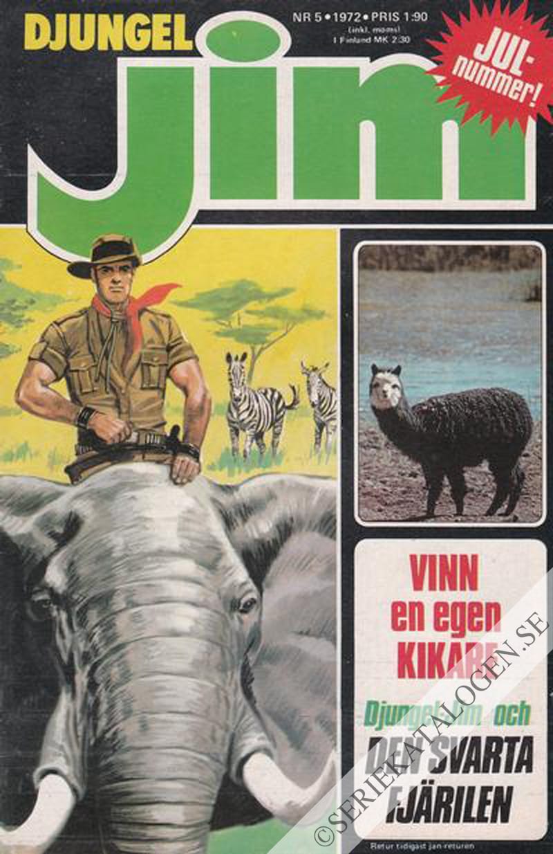 Framsida på Djungel-Jim #5 (1972)