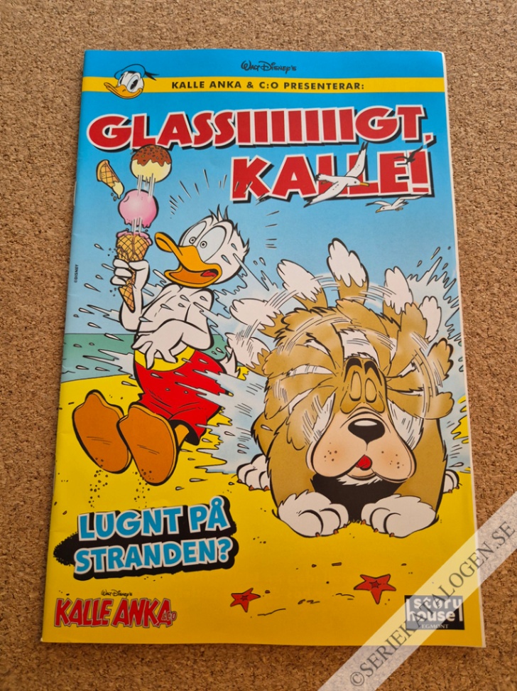 Framsida på Kalle Anka & C:o presenterar (Kalle Anka & C:o Megapåse) Glassiiiiiiigt, Kalle! (2023)