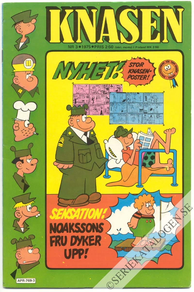 Framsida på Knasen #3 (1975)