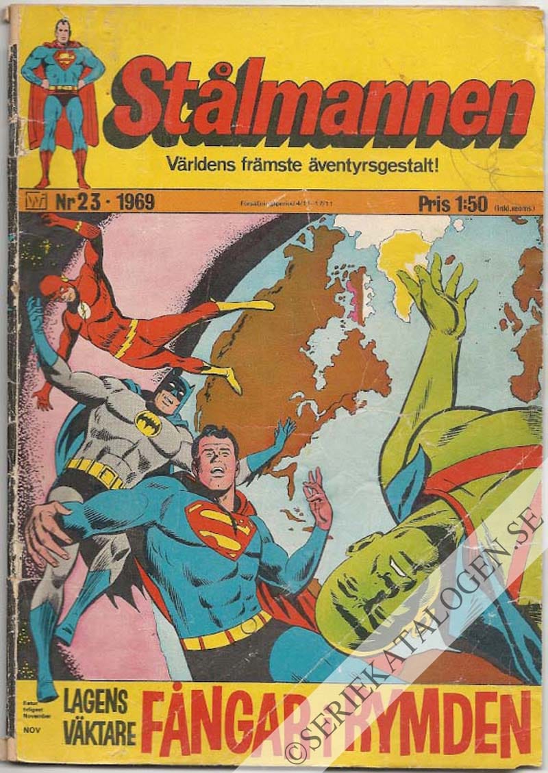 Framsida på Stålmannen #23 (1969)