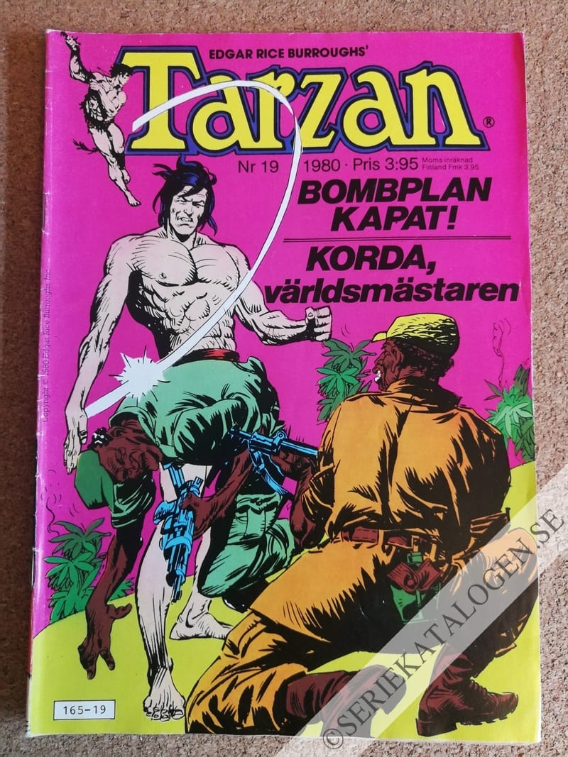 Framsida på Tarzan #19 (1980)