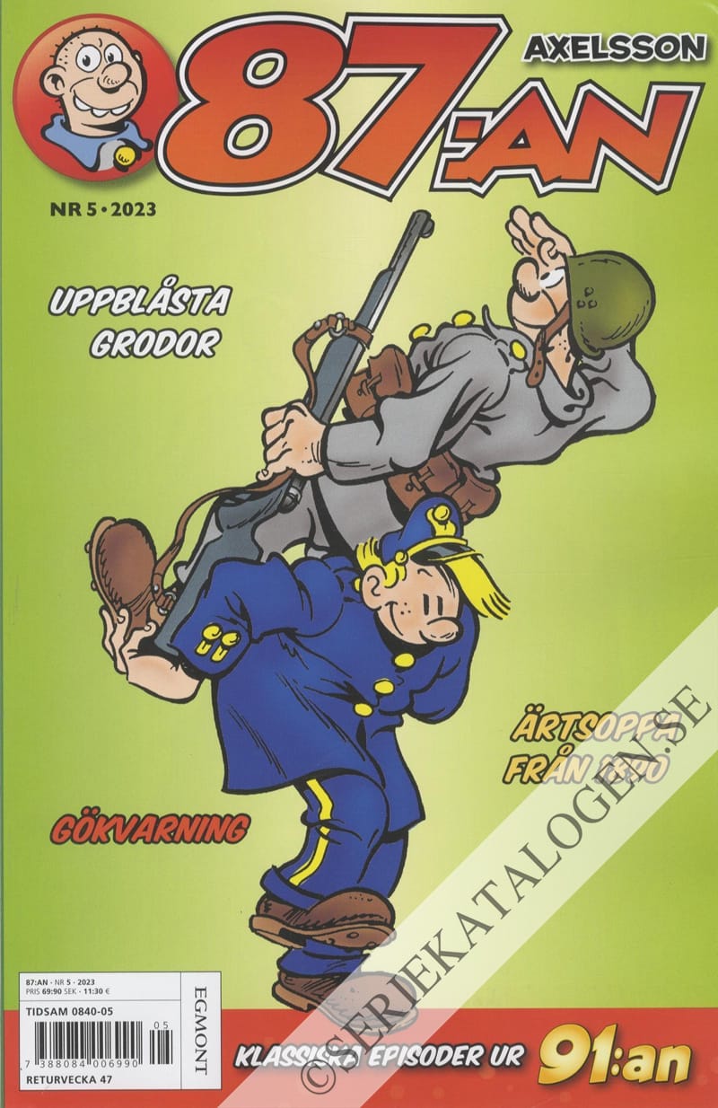 Framsida på 87:an Axelsson #5 (2023)