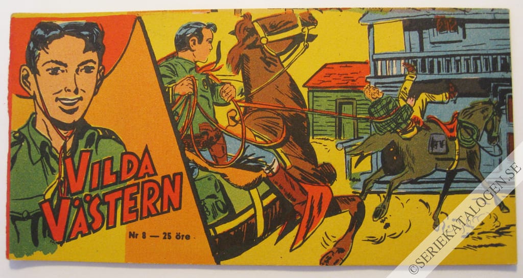 Framsida på Vilda Västern #8 (1958)
