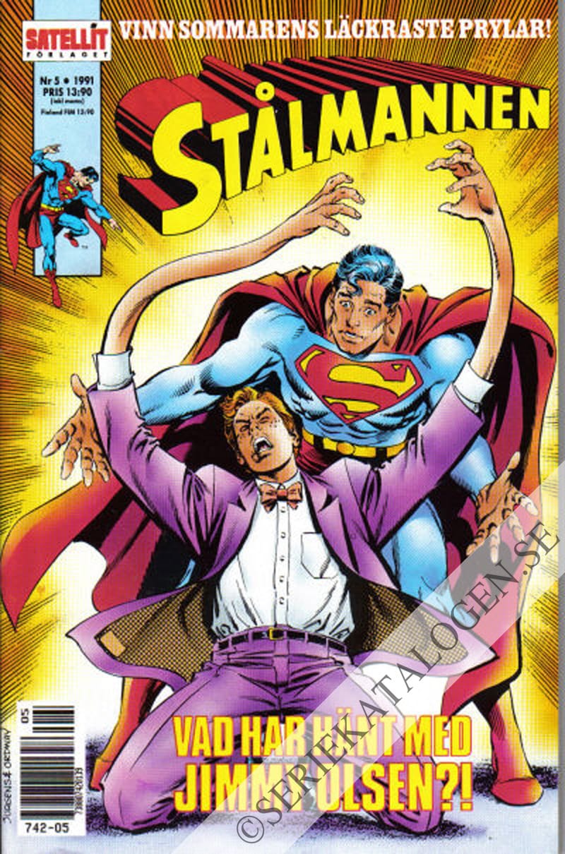 Framsida på Stålmannen #5 (1991)