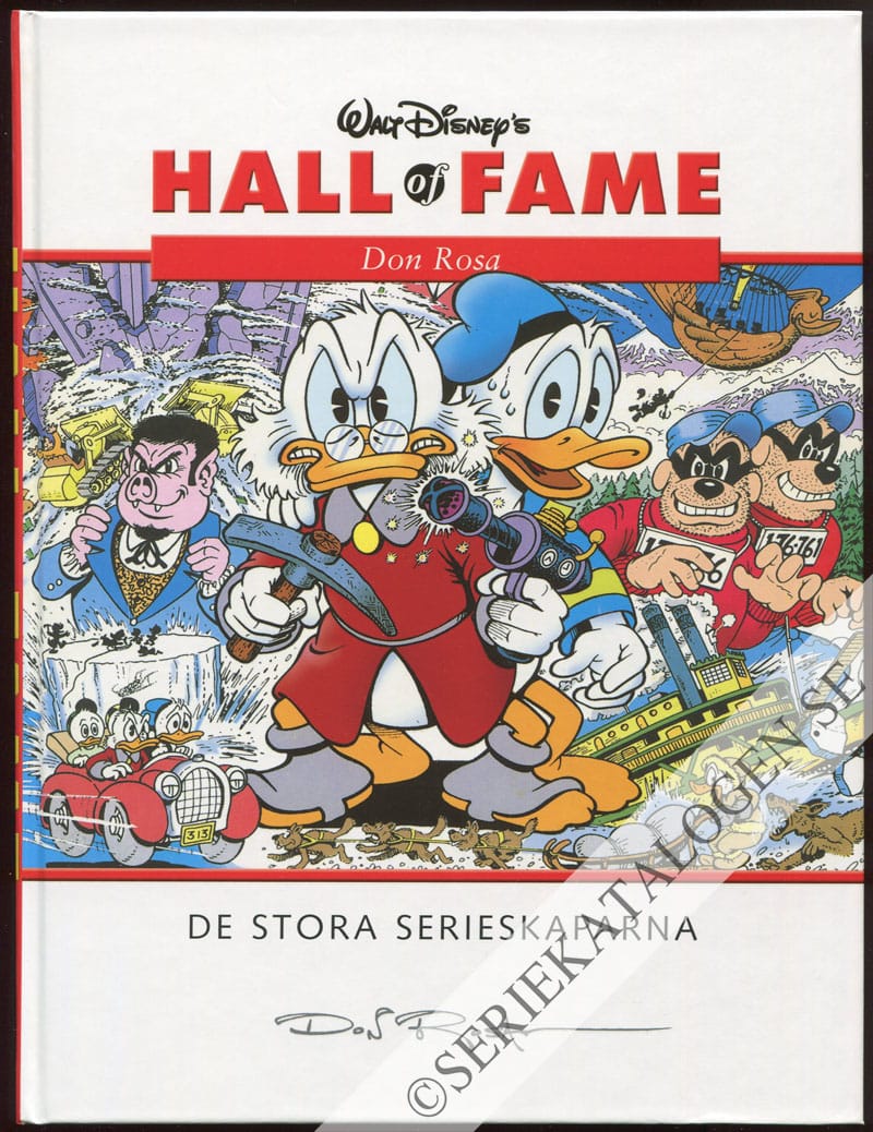 Framsida utan skyddsomslag på Don Rosa (2004)