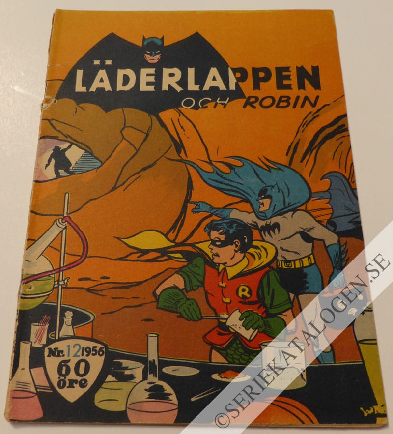 Framsida på Läderlappen och Robin #12 (1956)