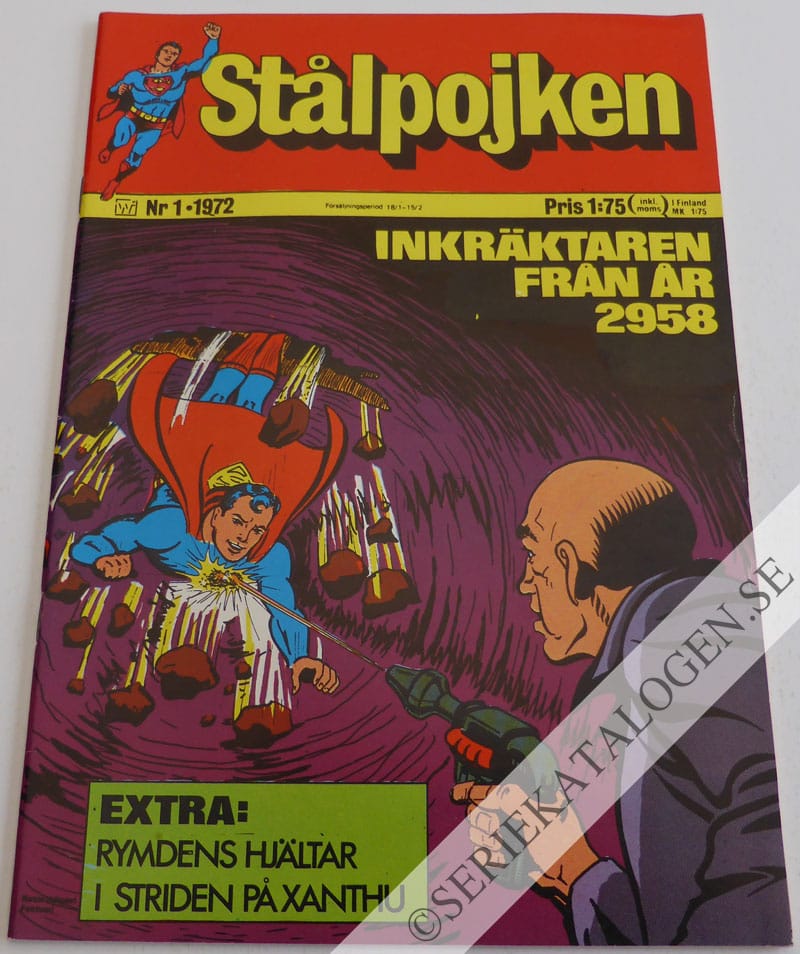 Framsida på Stålpojken #1 (1972)