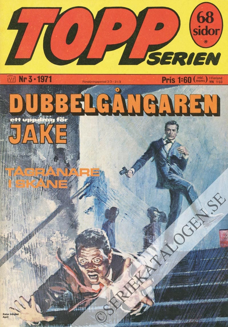 Framsida på Toppserien #3 (1971)