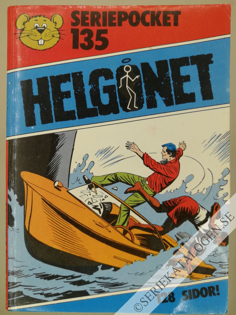 Framsida på Seriepocket #135 - Helgonet (1984)