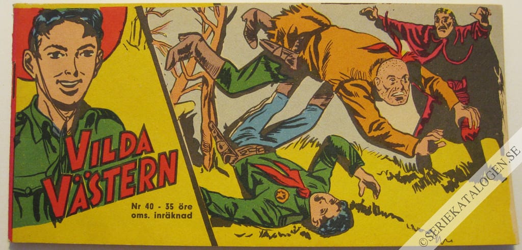 Framsida på Vilda Västern #40 (1962)