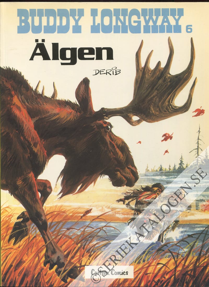 Framsida på Buddy Longways äventyr Älgen (1979)
