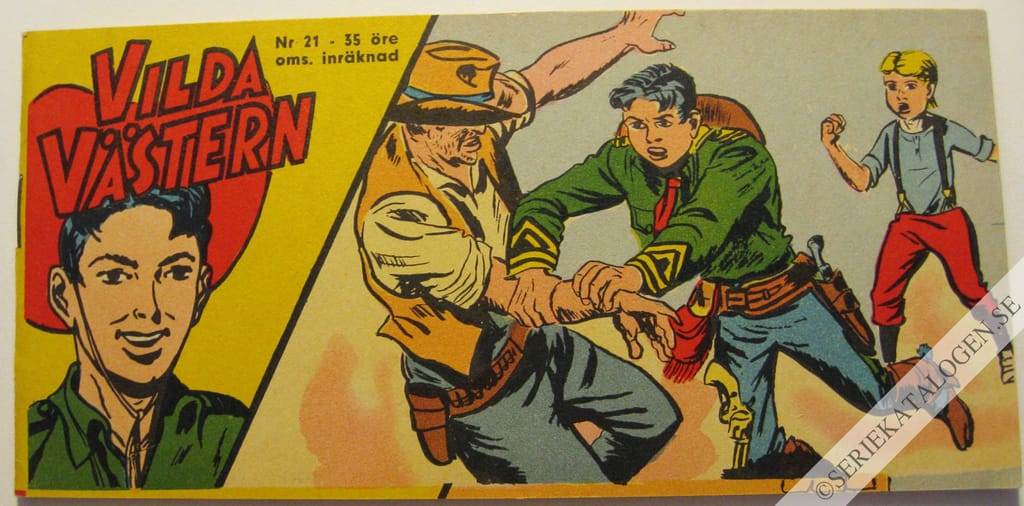Framsida på Vilda Västern #21 (1962)