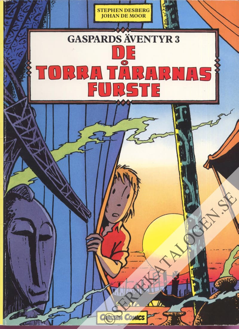 Framsida på Gaspards äventyr De torra tårarnas furste (1991)