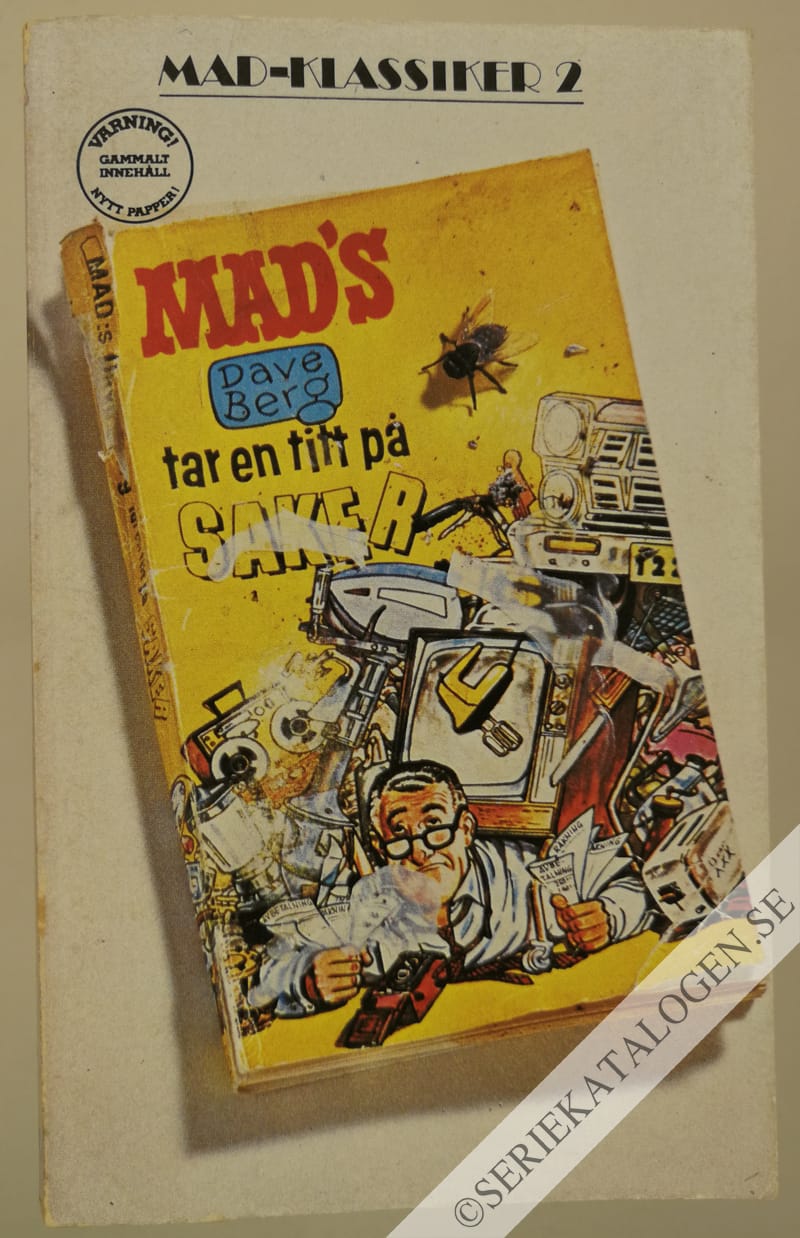 Framsida på MAD-klassiker Dave Berg tar en titt på saker (1974)