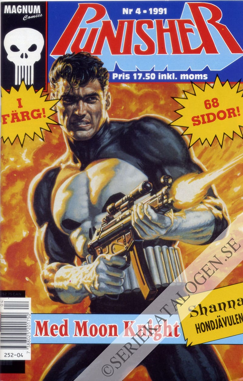 Framsida på Punisher #4 (1991)