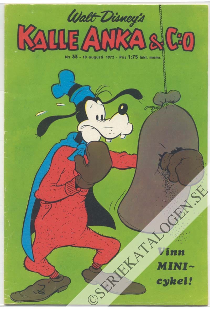 Framsida på Kalle Anka & C:o #33 (1972)