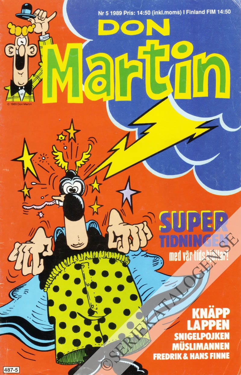 Framsida på Don Martin #5 (1989)
