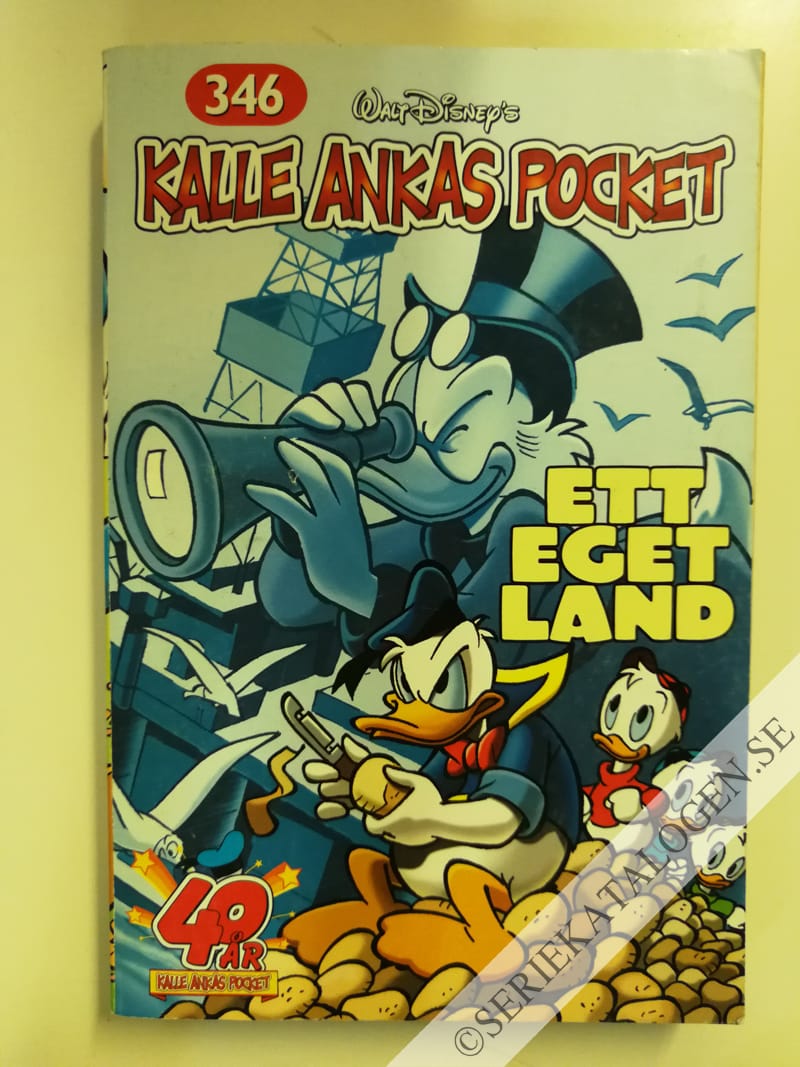 Framsida på Kalle Ankas pocket #346 - Ett eget land (2008)