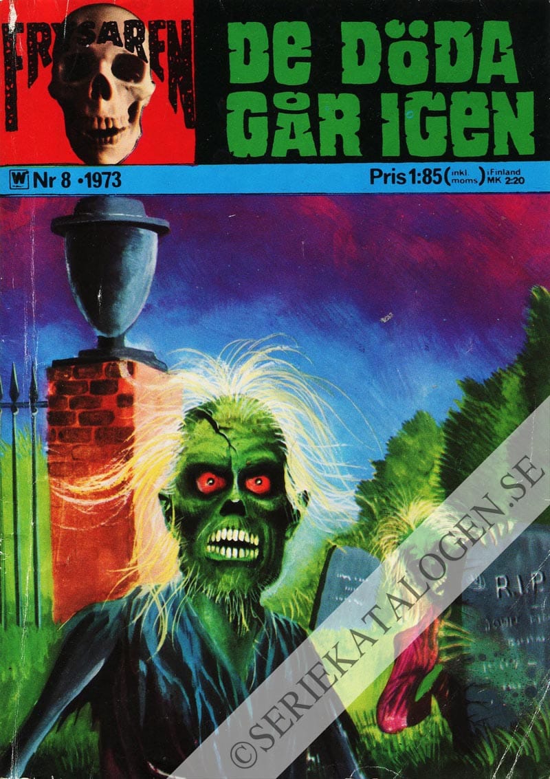 Framsida på De döda går igen (1973)