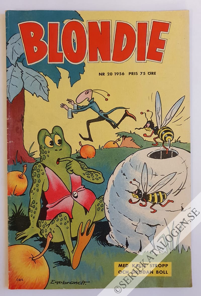 Framsida på Blondie #20 (1956)