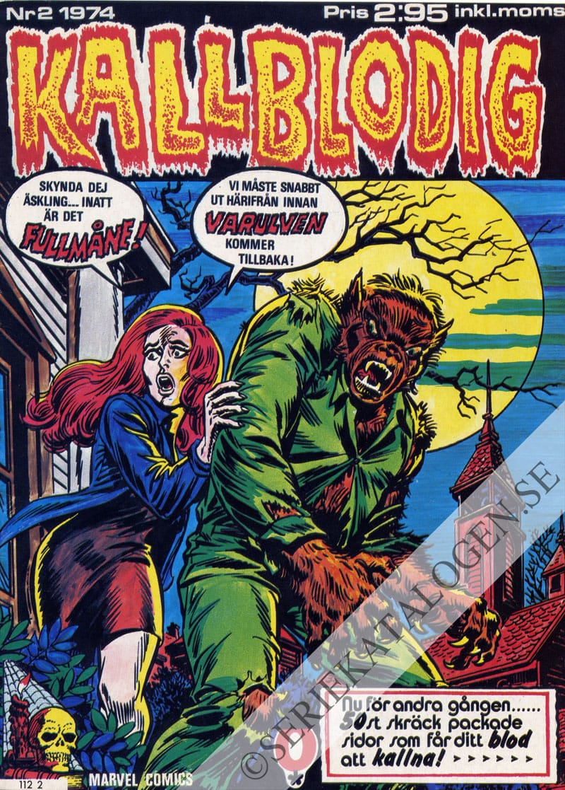 Framsida på Kallblodig #2 (1974)