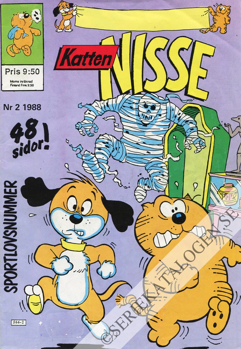 Framsida på Katten Nisse #2 (1988)
