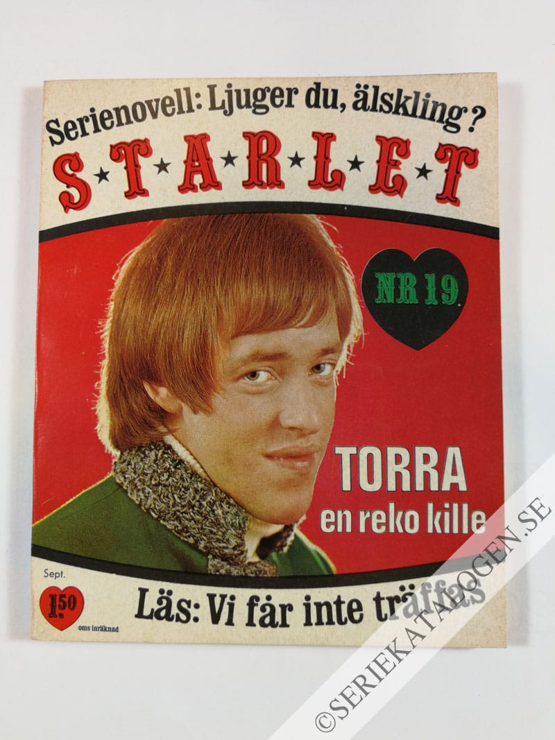 Framsida på Starlet #19 (1968)