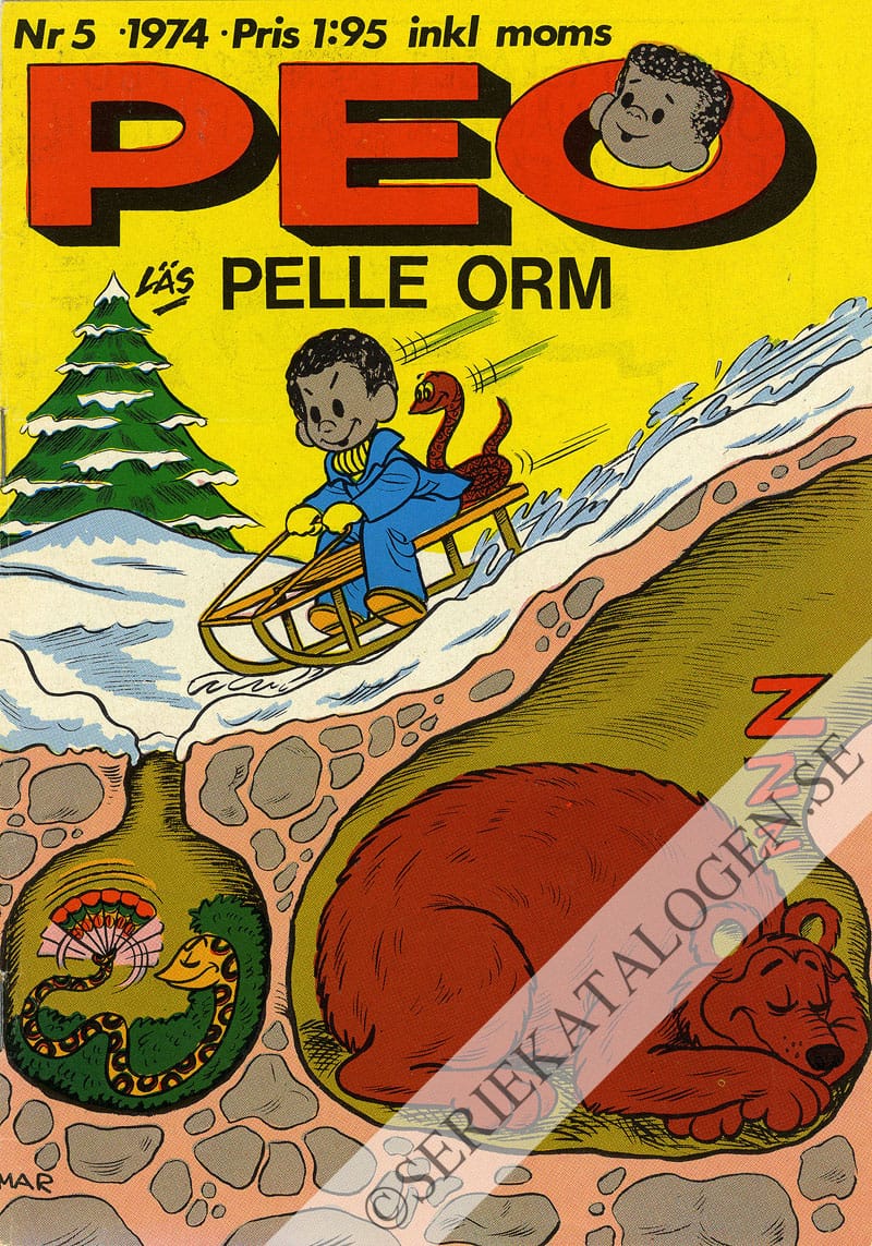 Framsida på Peo #5 (1974)