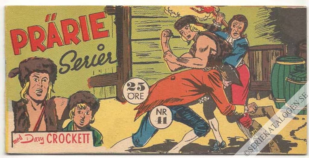 Framsida på Prärie-serier #41 (1958)