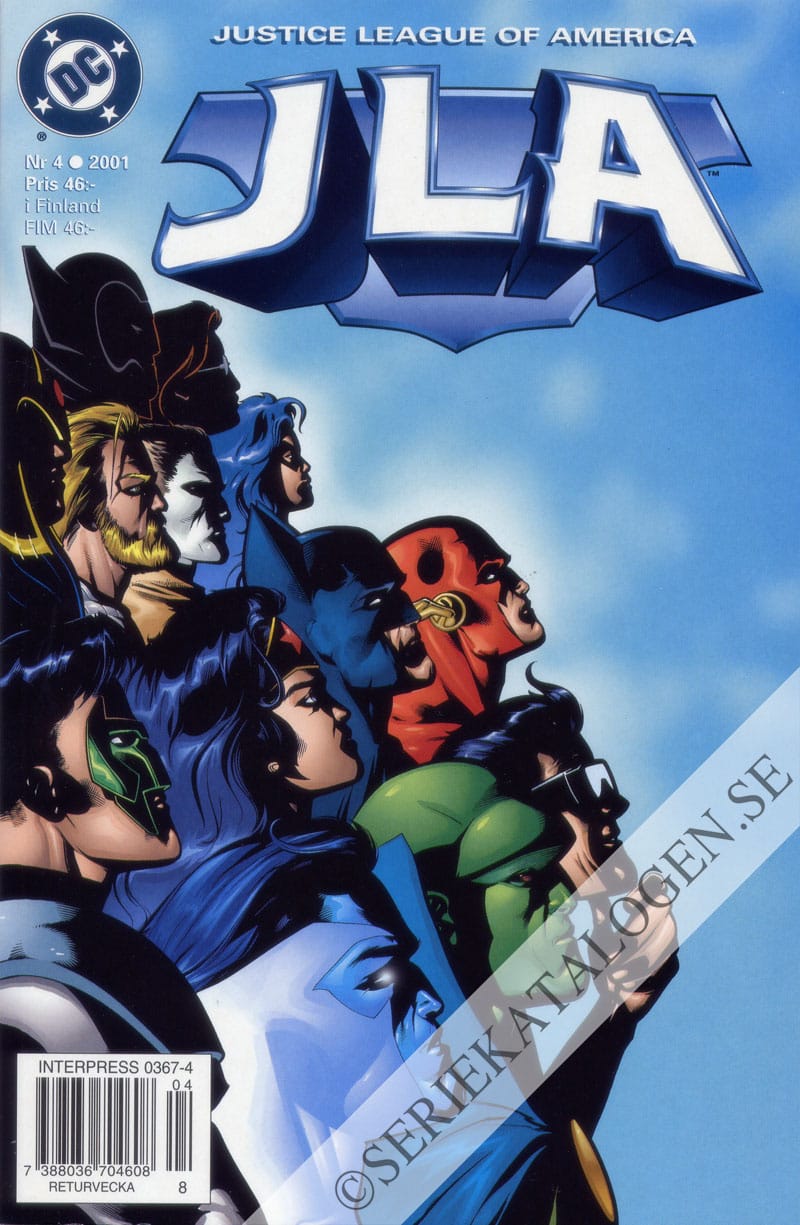 Framsida på Justice League of America - JLA #4 (2001)