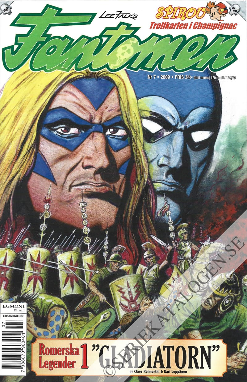 Framsida på Fantomen #7 (2009)