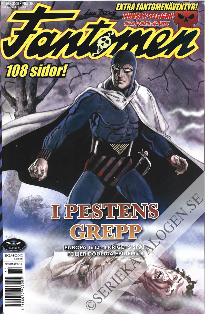 Framsida på Fantomen #10 (2005)